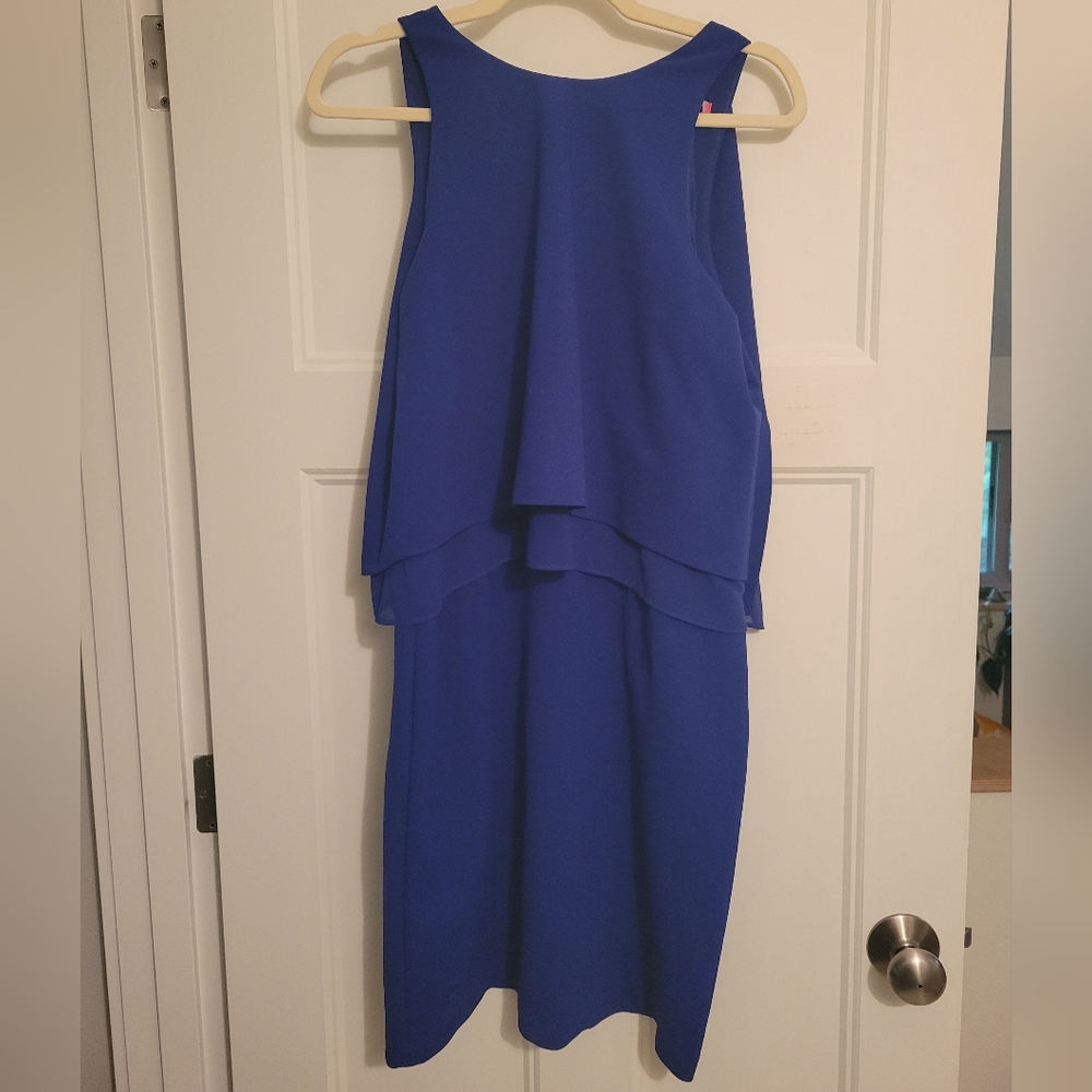 Betsey Johnson Blue Sleeveless Dress